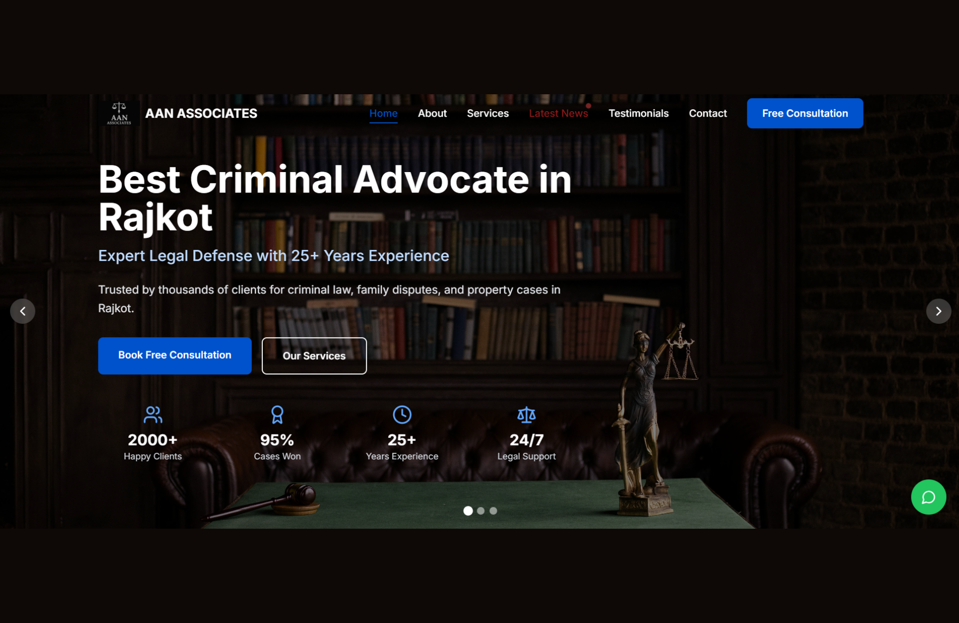 Advocate – Professional Law Firm Website - SEO-Optimized Web Design project by Utsav Desai